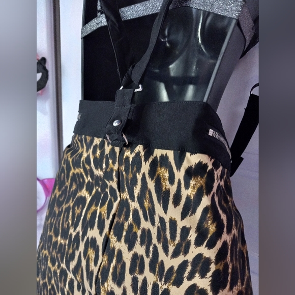 Killstar nwt leopard goth/punk skirt! Pretty kitty strappy mini! FINAL PRICE! - Picture 12 of 16
